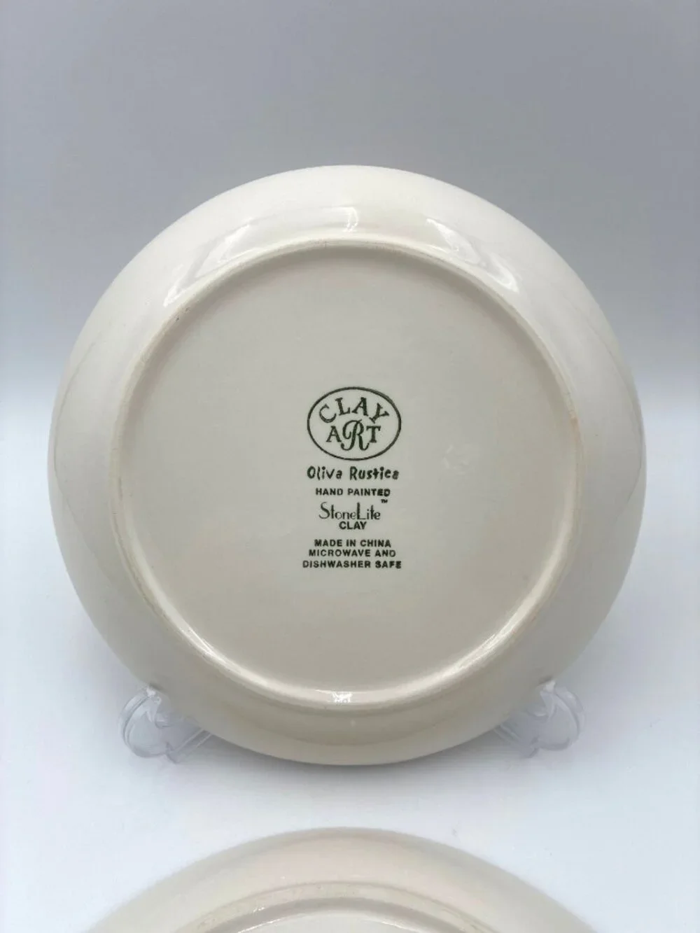 Set of 2 Clay Art Oliva Rustica 8.5